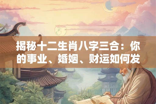 揭秘十二生肖八字三合：你的事业、婚姻、财运如何发展