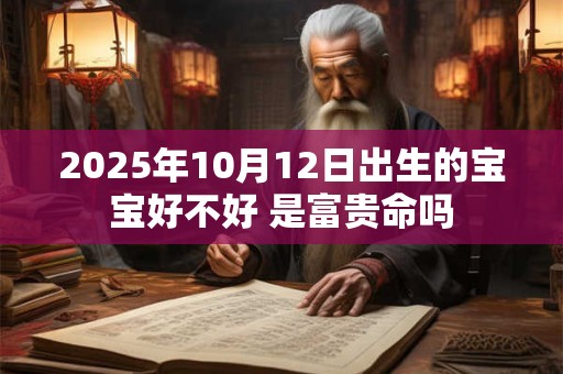 2025年10月12日出生的宝宝好不好 是富贵命吗 2025年10月12日出生的宝宝好不好 是富贵命吗