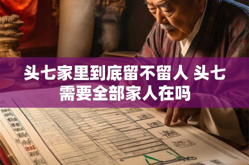 头七家里到底留不留人 头七需要全部家人在吗