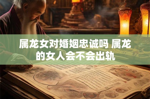 属龙女对婚姻忠诚吗 属龙的女人会不会出轨
