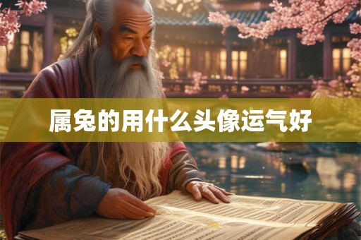 属兔的用什么头像运气好