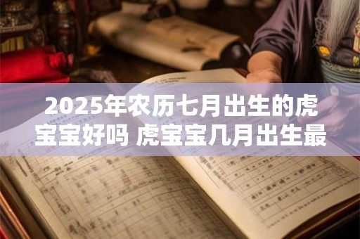 2026年农历七月出生的虎宝宝好吗 虎宝宝几月出生最好