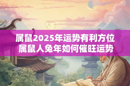 属鼠2025年运势有利方位 属鼠人兔年如何催旺运势