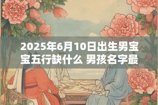 2025年6月10日出生男宝宝五行缺什么 男孩名字最新免费版