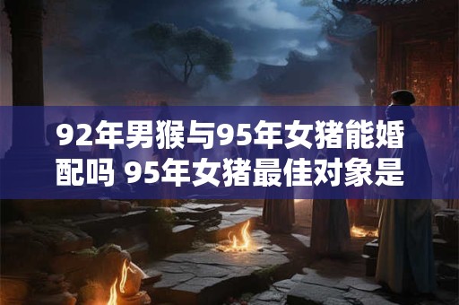 92年男猴与95年女猪能婚配吗 95年女猪最佳对象是什么