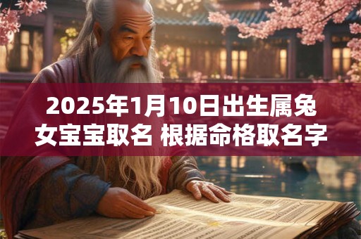 2025年1月10日出生属兔女宝宝取名 根据命格取名字
