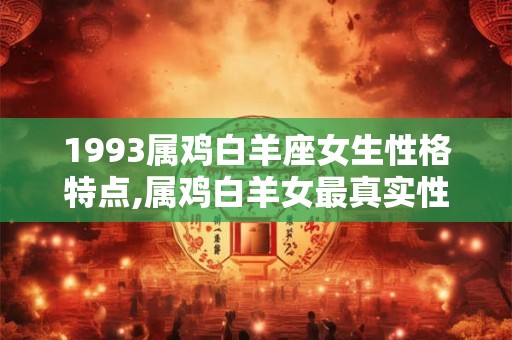 1993属鸡白羊座女生性格特点,属鸡白羊女最真实性格