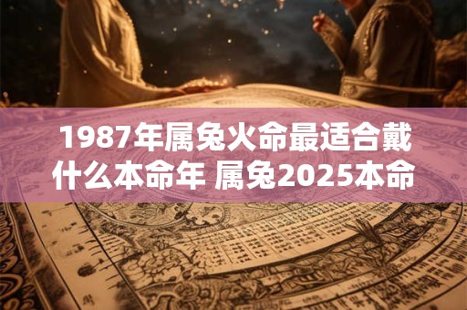 1987年属兔火命最适合戴什么本命年 属兔2025本命年如何化解太岁