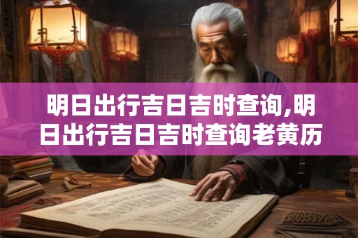 明日出行吉日吉时查询,明日出行吉日吉时查询老黄历