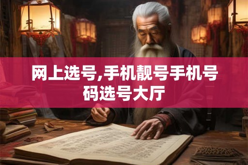 网上选号,手机靓号手机号码选号大厅