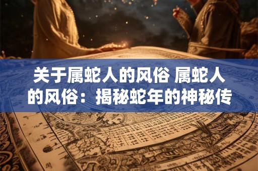 关于属蛇人的风俗 属蛇人的风俗:揭秘蛇年的神秘传统与文化 关于属蛇人的风俗 属蛇人的风俗:揭秘蛇年的神秘传统与文化