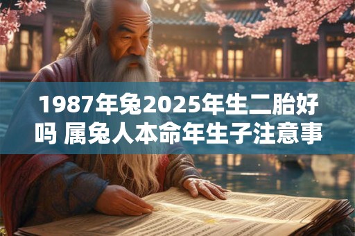 1987年兔2025年生二胎好吗 属兔人本命年生子注意事项