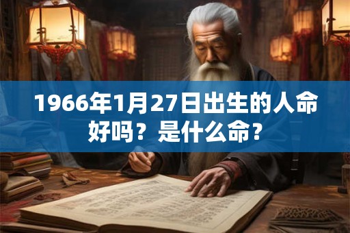 1966年1月27日出生的人命好吗？是什么命？