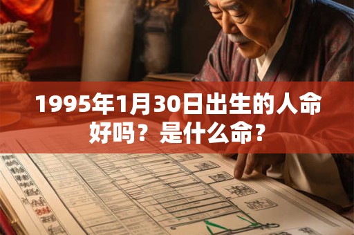 1995年1月30日出生的人命好吗？是什么命？