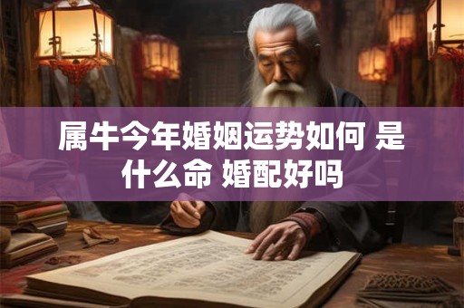 属牛今年婚姻运势如何 是什么命 婚配好吗