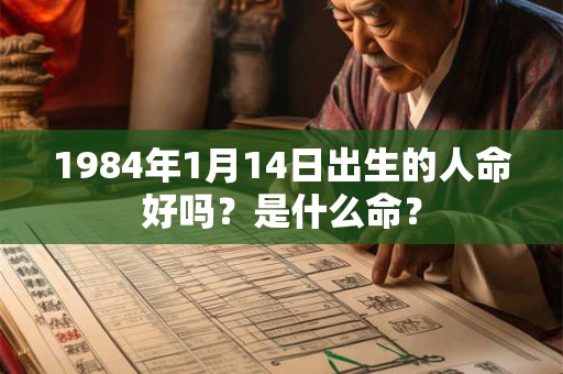 1984年1月14日出生的人命好吗？是什么命？