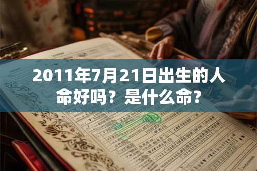2011年7月21日出生的人命好吗？是什么命？