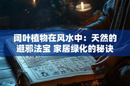 阔叶植物在风水中:天然的避邪法宝 家居绿化的秘诀 阔叶植物在风水中:天然的避邪法宝 家居绿化的秘诀