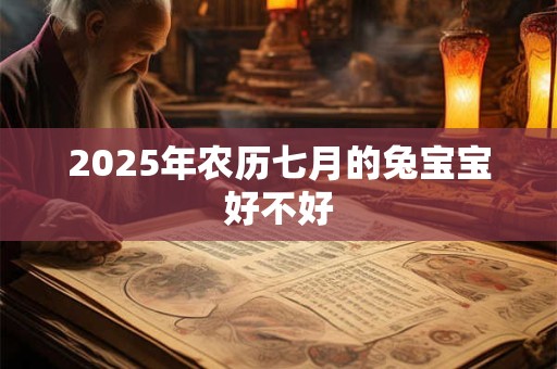 2025年农历七月的兔宝宝好不好