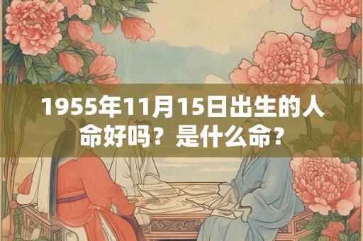 1955年11月15日出生的人命好吗？是什么命？