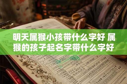 明天属猴小孩带什么字好 属猴的孩子起名字带什么字好