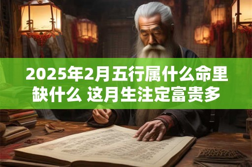 2025年2月五行属什么命里缺什么 这月生注定富贵多金