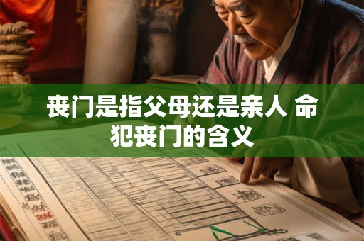 丧门是指父母还是亲人 命犯丧门的含义