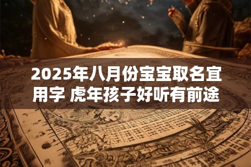 2025年八月份宝宝取名宜用字 虎年孩子好听有前途名字
