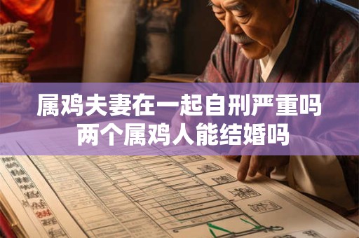 属鸡夫妻在一起自刑严重吗 两个属鸡人能结婚吗