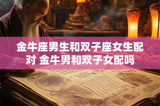 金牛座男生和双子座女生配对 金牛男和双子女配吗