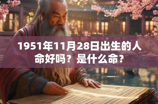1951年11月28日出生的人命好吗？是什么命？