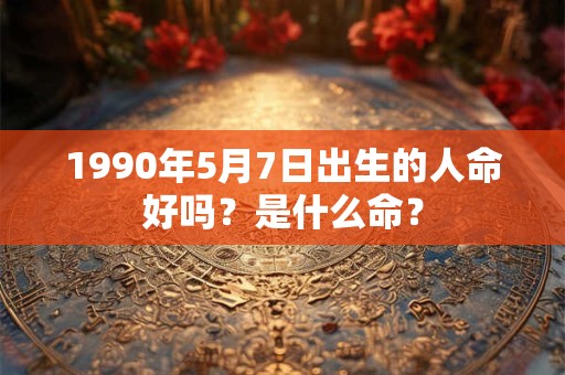 1990年5月7日出生的人命好吗？是什么命？