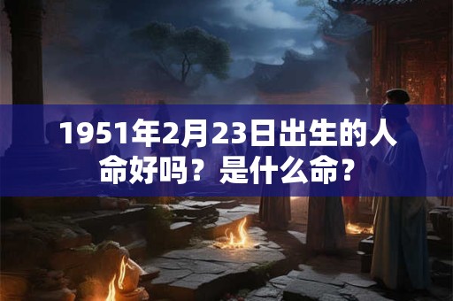 1951年2月23日出生的人命好吗？是什么命？