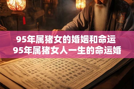 95年属猪女的婚姻和命运 95年属猪女人一生的命运婚姻是怎么样的