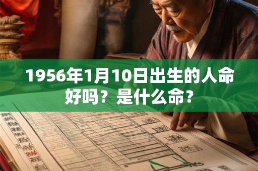 1956年1月10日出生的人命好吗？是什么命？