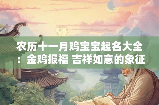 农历十一月鸡宝宝起名大全：金鸡报福 吉祥如意的象征！