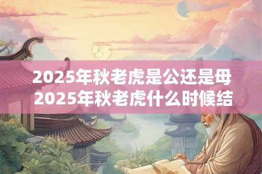 2025年秋老虎是公还是母 2025年秋老虎什么时候结束