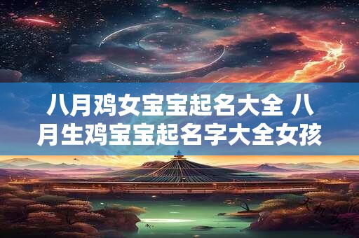 八月鸡女宝宝起名大全 八月生鸡宝宝起名字大全女孩