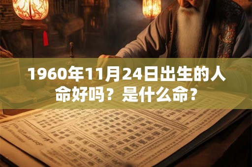 1960年11月24日出生的人命好吗？是什么命？