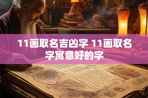 11画取名吉凶字 11画取名字寓意好的字