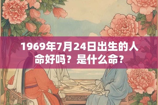 1969年7月24日出生的人命好吗？是什么命？