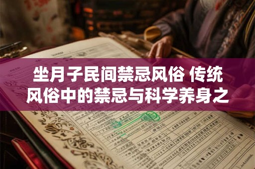 坐月子民间禁忌风俗 传统风俗中的禁忌与科学养身之道