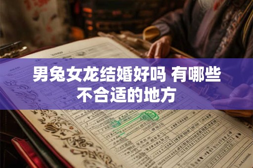 男兔女龙结婚好吗 有哪些不合适的地方