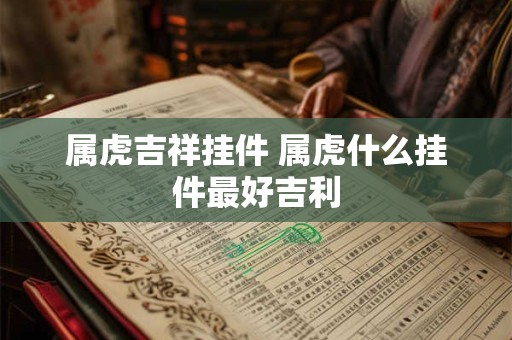 属虎吉祥挂件 属虎什么挂件最好吉利