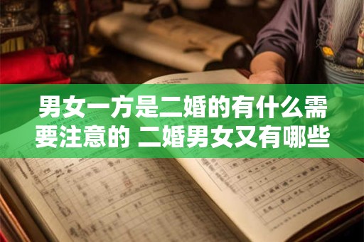 男女一方是二婚的有什么需要注意的 二婚男女又有哪些相处之道
