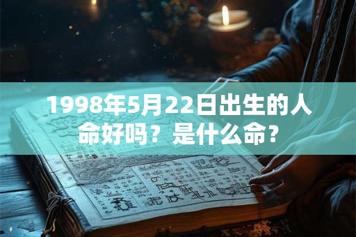 1998年5月22日出生的人命好吗？是什么命？
