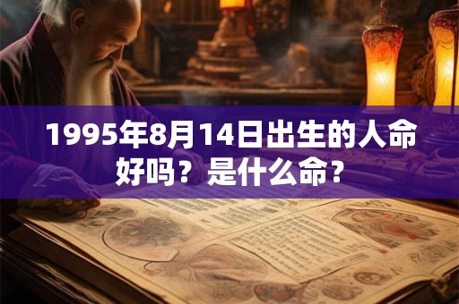 1995年8月14日出生的人命好吗？是什么命？