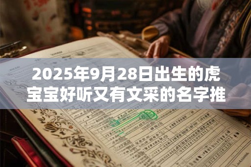 2025年9月28日出生的虎宝宝好听又有文采的名字推荐
