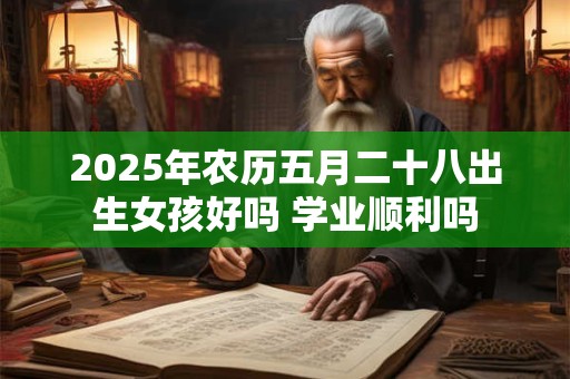 2025年农历五月二十八出生女孩好吗 学业顺利吗