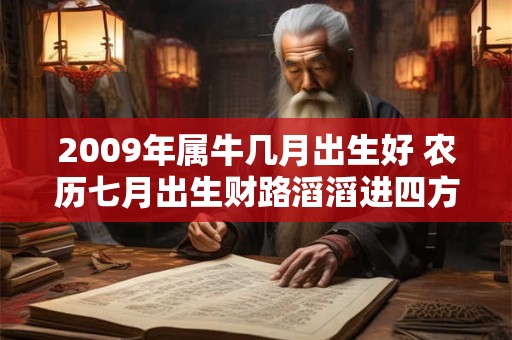 2009年属牛几月出生好 农历七月出生财路滔滔进四方之财